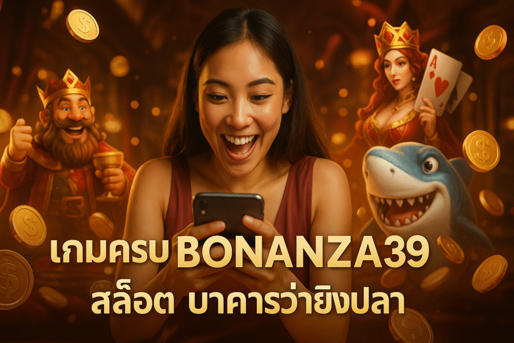 เกมครบ BONANZA39 สล็อต บาคาร่า ยิงปลา