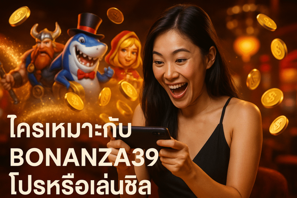ใครเหมาะกับ BONANZA39 โปรหรือเล่นชิล